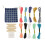 2 Sets Paper Weaving Cards Diy Shuttles Rope Tools 1