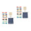 2 Sets Paper Weaving Cards Diy Shuttles Rope Tools 3