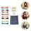 2 Sets Paper Weaving Cards Diy Shuttles Rope Tools 11