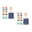 2 Sets Paper Weaving Cards Diy Shuttles Rope Tools 6