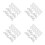 160 Pcs Clear Acrylic L-Shaped Corner Brackets With Screws 6