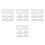 160 Pcs Clear Acrylic L-Shaped Corner Brackets With Screws 9