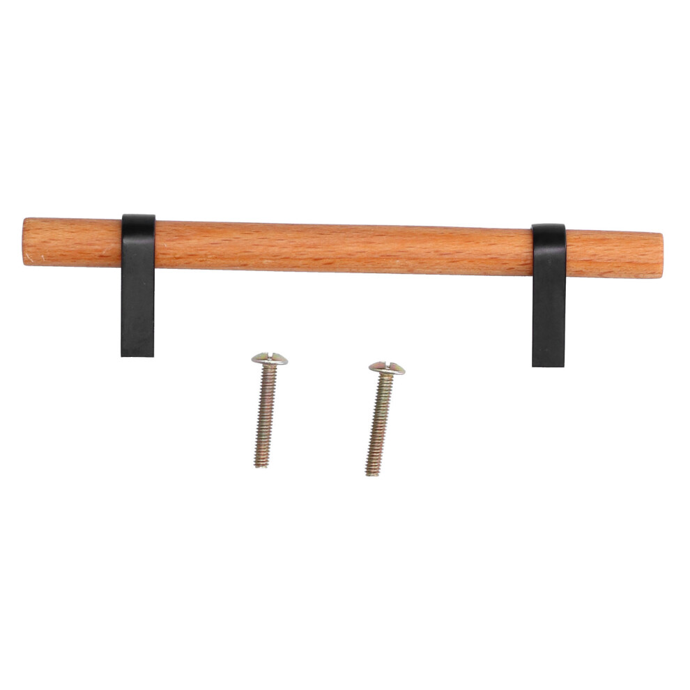 (96 Hole) Modern Drawer Handle Black Pine Door Pull 96 Hole 685922921369