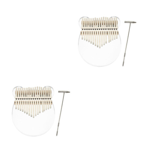 2Ensembles Kalimba Pouce 10 Clés Mini Lumineux 2