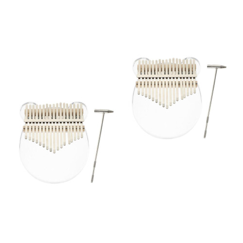 2Ensembles Kalimba Pouce 10 Clés Mini Lumineux 1