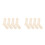 8 Pcs Adjustable Wooden Sock Blockers For Knitting And Display 9