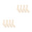 8 Pcs Adjustable Wooden Sock Blockers For Knitting And Display 8