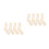 8 Pcs Adjustable Wooden Sock Blockers For Knitting And Display 5