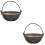 2 Pcs Small Hot Pot Cooker For Induction Kitchen Use 6