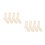 8 Pcs Adjustable Wooden Sock Blockers For Knitting And Display 4
