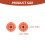 1440 Pcs Practical Shooting Target Paper Stickers 10