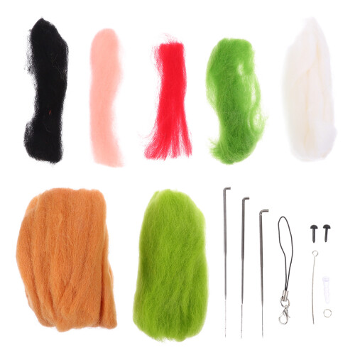 2Sets DIY Wool Felt Craft Kit Needlework Accessories for Handmade Toys 1