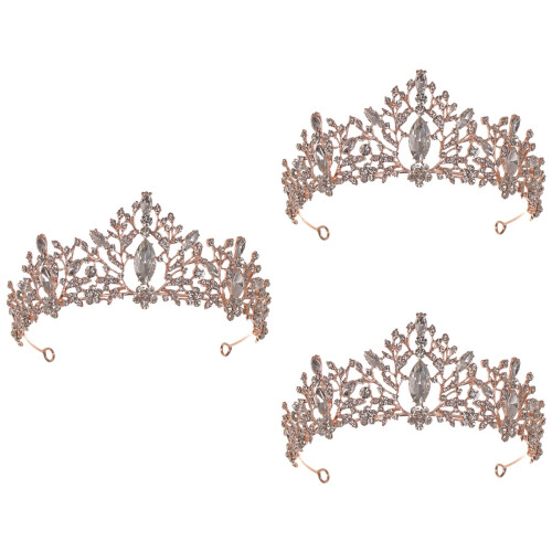 3Pièces Couronnes Tête Mariage Élégants 2