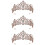 3Pièces Couronnes Tête Mariage Élégants 5