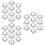 60 Pcs 3/4 Inch Fire Sprinkler Cover Plate Escutcheon Replacement 8