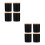 8Sets Schwarze Kerzengläser Mit Für Dekorative Duftkerzen 5