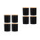 8Sets Schwarze Kerzengläser Mit Für Dekorative Duftkerzen 6