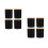 8Sets Schwarze Kerzengläser Mit Für Dekorative Duftkerzen 10