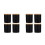 8Sets Schwarze Kerzengläser Mit Für Dekorative Duftkerzen 4