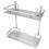 Space Aluminum Bathroom Shelf Rust-Proof Shower Rack Kitchen Storage 2
