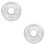 2Pcs Ceiling Medallion Cover Plate For Canopy Light 8