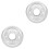 2Pcs Ceiling Medallion Cover Plate For Canopy Light 5