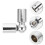 3Pcs Corner Curtain Rod Connector Heavy Duty Window 10
