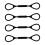 4Pcs Trumpet Slide Stopper Silicone Ring Accessory Black 8