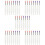 40 Pcs Eyeshadow Applicators Brushes With Lid 8