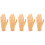 5Pcs Nail Practice Hand Model Lifelike Fingernail Training Tool 11