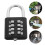 5Pcs Digit Combination Padlock For Water Spigot Cover 11