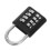 5Pcs Digit Combination Padlock For Water Spigot Cover 3