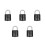 5Pcs Digit Combination Padlock For Water Spigot Cover 8