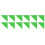 12 Pcs Durable Triangle Foosball Table Corner Protector Green 7