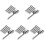 5 Sets Stainless Steel Ice Cube And Tongs Multi-Function Tool 2