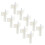 10PCS Plastic Damper Anti Collision Cabinet Door 2