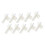 10PCS Plastic Damper Anti Collision Cabinet Door 5