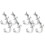 8 Pcs Heavy Duty Aluminum Truss Clamp Lights Mounting Bracket Hook 4