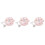3Pcs Clear Glass Tall Candlestick Holder For Wedding Decoration 9
