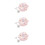 3Pcs Clear Glass Tall Candlestick Holder For Wedding Decoration 8