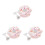 3Pcs Clear Glass Tall Candlestick Holder For Wedding Decoration 5