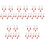 15 Pcs Ceramic Whistle Necklaces For Kids With Lanyard 5