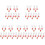 15 Pcs Ceramic Whistle Necklaces For Kids With Lanyard 4