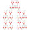 15 Pcs Ceramic Whistle Necklaces For Kids With Lanyard 8