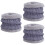 3Stk Weicher Kinder-Schal Grau Winter Freizeit Allround 6