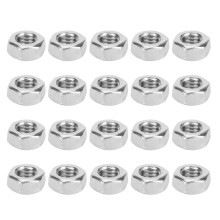 20PCS/Bag 304 Stainless Steel M6 Hex Nut Greenhouse Fasteners