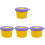 4Pcs Silicone Baby Food Container With Lid 150Ml 4