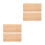 4Pièces Plateau Bois Beige Multi Compartiments Pour DIY 7
