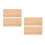4Pièces Plateau Bois Beige Multi Compartiments Pour DIY 9