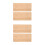 4Pièces Plateau Bois Beige Multi Compartiments Pour DIY 8